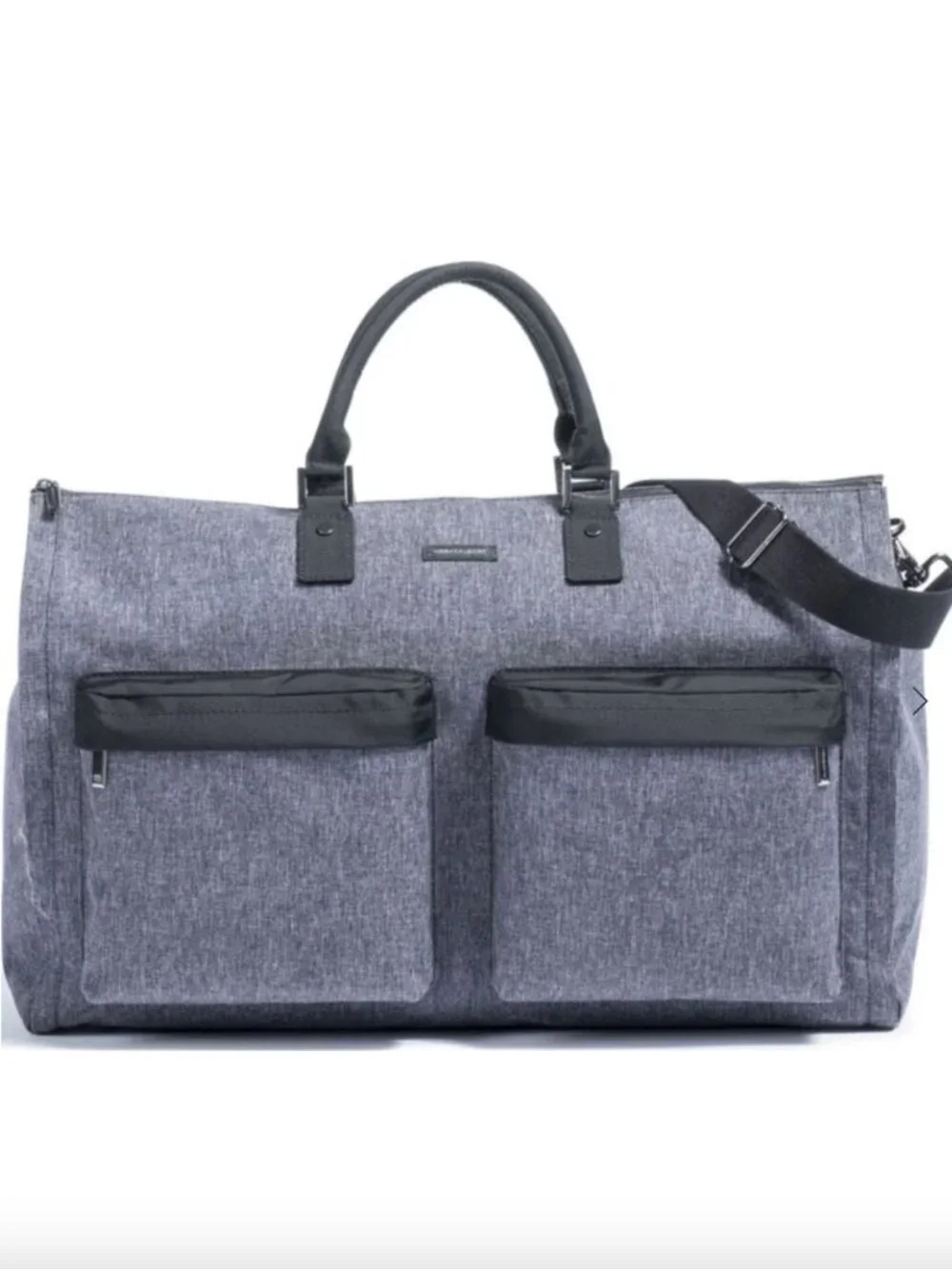 HOOK & ALBERT - Gray Garment Weekender Duffle Bag Travel Luggage
